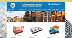 Desktop Screenshot of caisse-palette.com